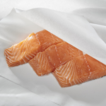 Emballage papier saumon